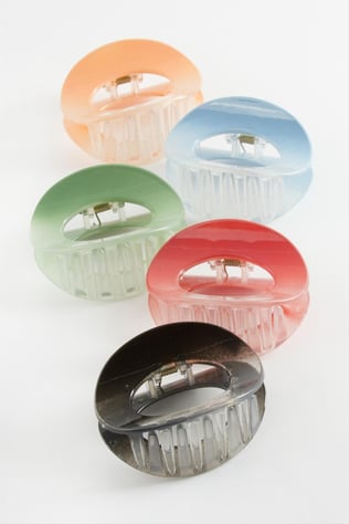 Oval Renkli Mandal Toka 6 cm
