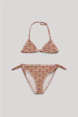 Tyess Kız Çocuk Desenli Bikini Takımı