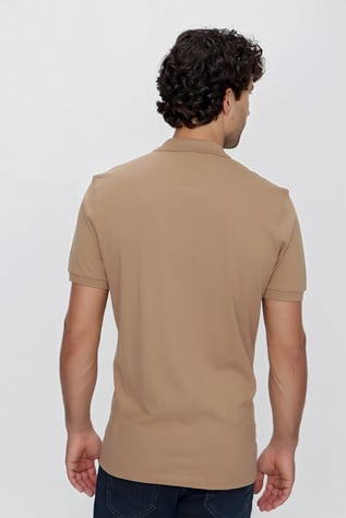  Morven Erkek Safari Basic Düz %100 Pamuk Battal Geniş Kesim Kısa Kollu  Polo Yaka Tişört