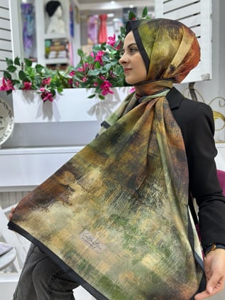 La Boutique Desenli Özel Seri Şal 04
