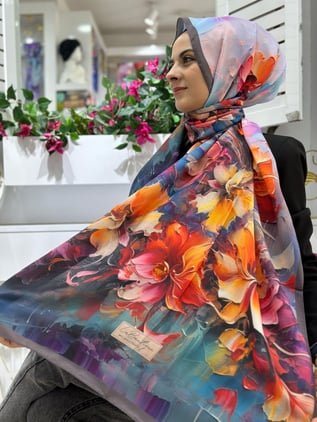 La Boutique Desenli Özel Seri Şal 5201