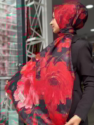 La Boutique Desenli Şal 2375-09