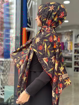 La Boutique Güz Desenli Şal 2230-05
