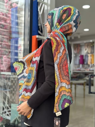 La Boutique Güz Desenli Şal 2231-01