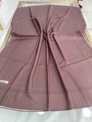 Ladure Desenli Butik Şal Mürdüm Rengi