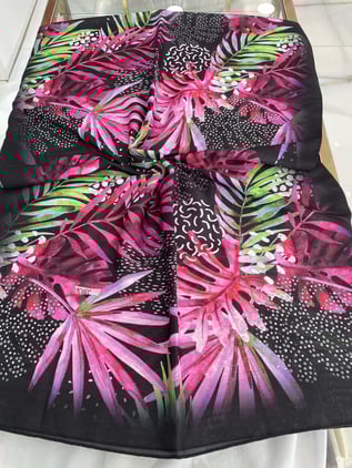 Ladure Yelpaze Desenli Butik Şal 02