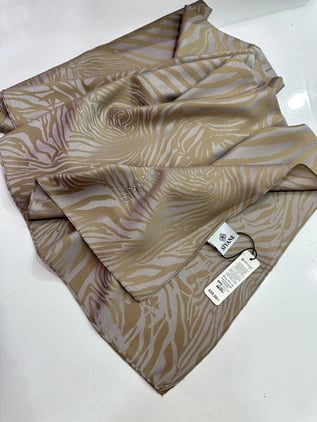 Siyane Zebra Desenli Gold Rengi