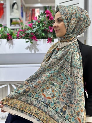 Zer Desenli Pamuklu Şal 01
