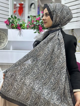 Zer Desenli Pamuklu Şal 01
