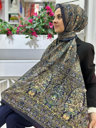 Zer Desenli Pamuklu Şal 07