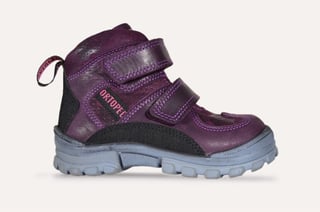 Bot 21-25Ortopedia Bebek Bot Mor Deri 1540