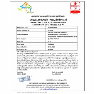 Organik Kuru İncir