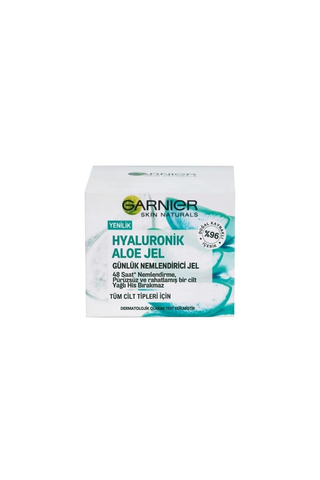 Garnier Hyaluronik Asit ve Aloe Vera İçeren Günlük Nemlendirici Jel 50 ml - Tüm Cilt Tipleri İçin