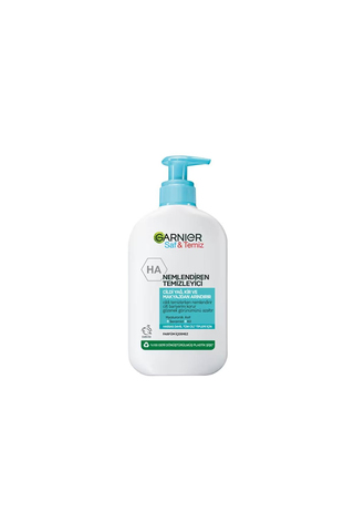 Garnier Saf ve Temiz Nemlendiren Temizleyici 250 ml (Hyaluronik Asit + Seramid + Beyaz Kil)