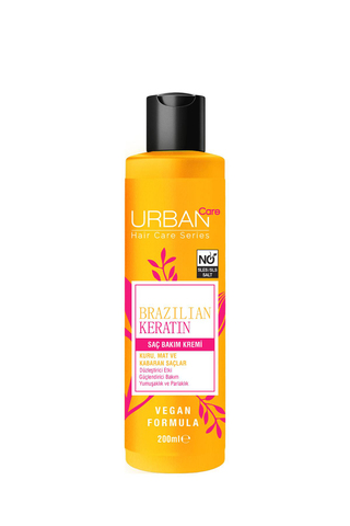 URBAN Care Brezilya Keratin Düzleştirici Etkili Vegan Saç Bakım Kremi 200 ml
