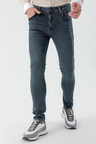 Morven Erkek KAHVE Denim Slim Fit Jean Kot Pantolon