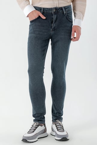 Morven Erkek KAHVE Denim Slim Fit Jean Kot Pantolon