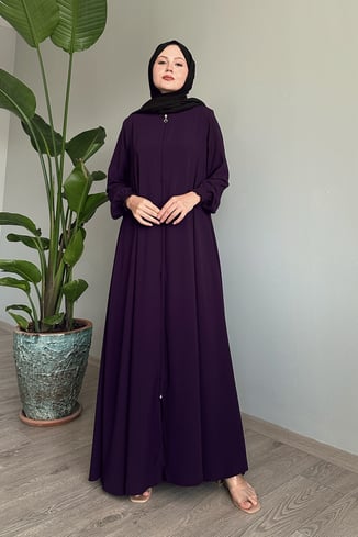 Medine İpeği Mevlana Mürdüm Ferace