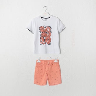 Erkek Çocuk T-Shirt Şort Takım 1-3 Yaş