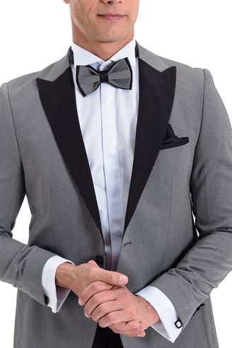  Morven Erkek Orta Gri Broadway Slim Fit Damatlık Takım Elbise