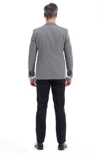  Morven Erkek Orta Gri Broadway Slim Fit Damatlık Takım Elbise