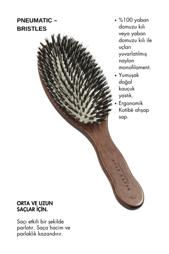 Acca Kappa Kotibè Wood Porcupine Oval Brush