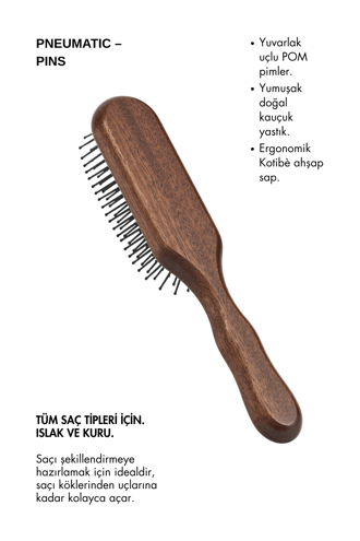 Acca Kappa Kotibè Wood Rectangular Brush
