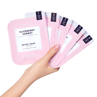 Voesh Pedi in a Box Fizz 5 Step Raspberry Sorbet