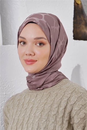LORYAN FLOŞ JAKAR STONE VİZON ŞAL