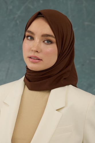 Acı Kahve Comfy Yok Eşarp -  10001-01