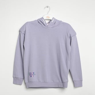 Kız Çocuk Kapşonlu Sweatshirt 6-16 Yaş