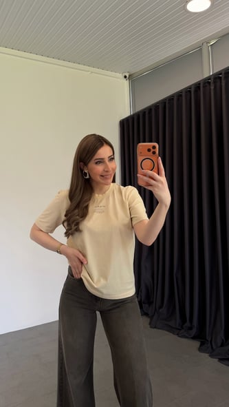 Golden Gos T-shirt Krem