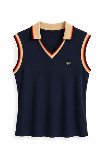Lakoas Şeritli T-shirt Lacivert