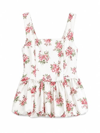 Lily Bloom Çiçekli Bluz Pembe