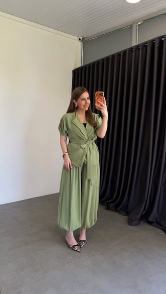 Şalvar Model Takım Yeşil
