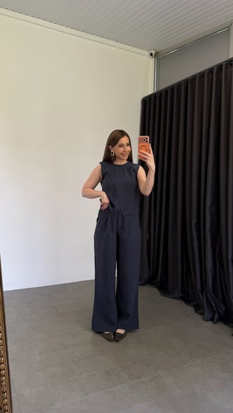 Sensual Tensel Takım Lacivert
