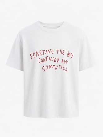 Starting Day T-shirt Beyaz