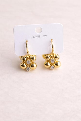 Topçuk Küpe Gold