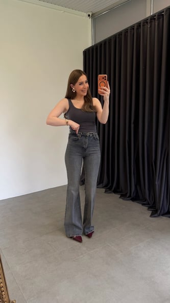 Urbanfit İspanyol Jean Antrasit