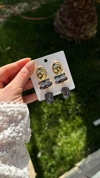 Tusde Küpe Gold