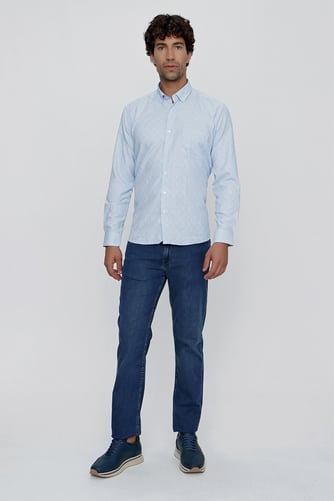  Morven Erkek Mavi Nicole Denim Dinamik Fit Jean Kot Pantolon