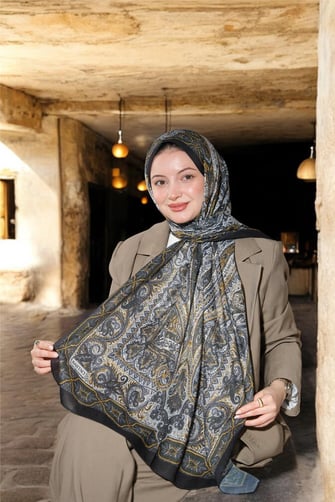 BAŞTACI SOFT ETNİK 0181 HARDAL ŞAL