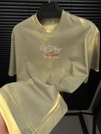 Yıkamalı Kumaş Vintage Regular T-Shirt
