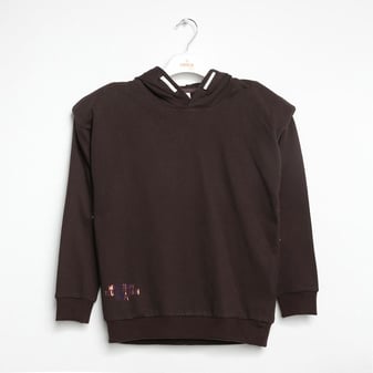 Kız Çocuk Kapşonlu Sweatshirt 6-16 Yaş