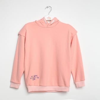 Kız Çocuk Kapşonlu Sweatshirt 6-16 Yaş