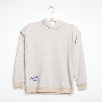 Kız Çocuk Kapşonlu Sweatshirt 6-16 Yaş