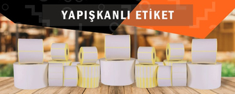 yapışkanlı barkod etiketi