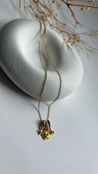 Fiorella gold kolye