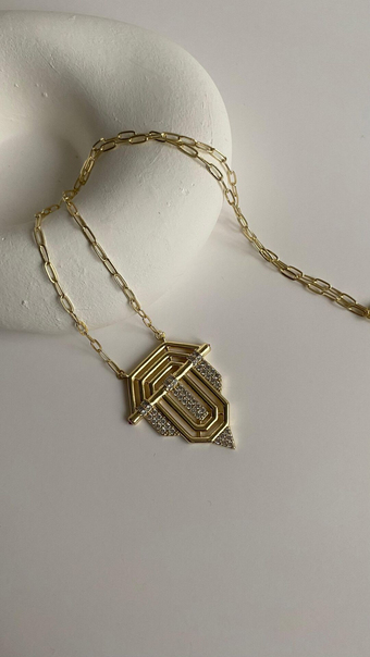 Gold serenay kolye