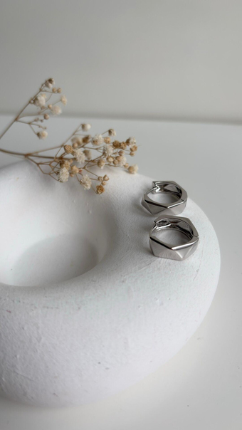 Nexo  silver küpe